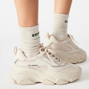 Steve Madden POSSESSION NATURAL sneakers